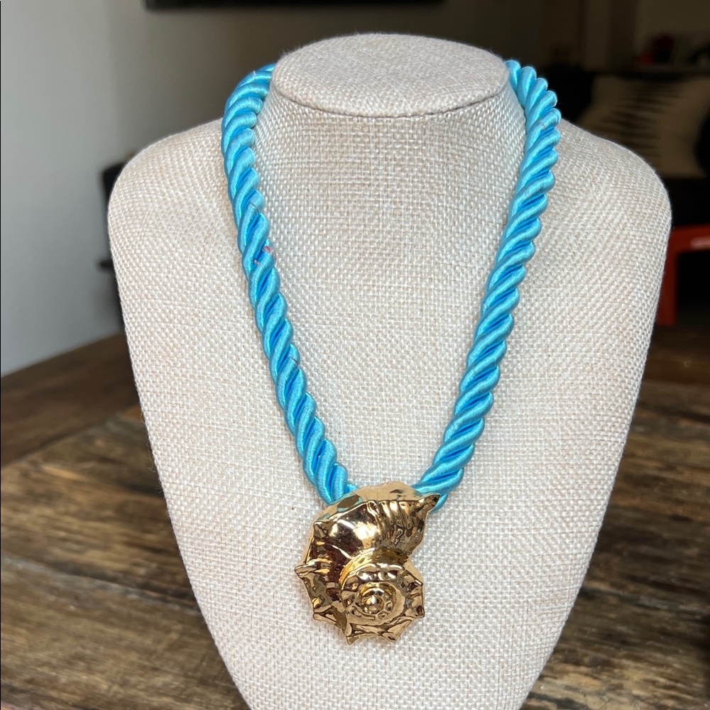 Mignonne Gavigan Gold and Turquoise Necklace